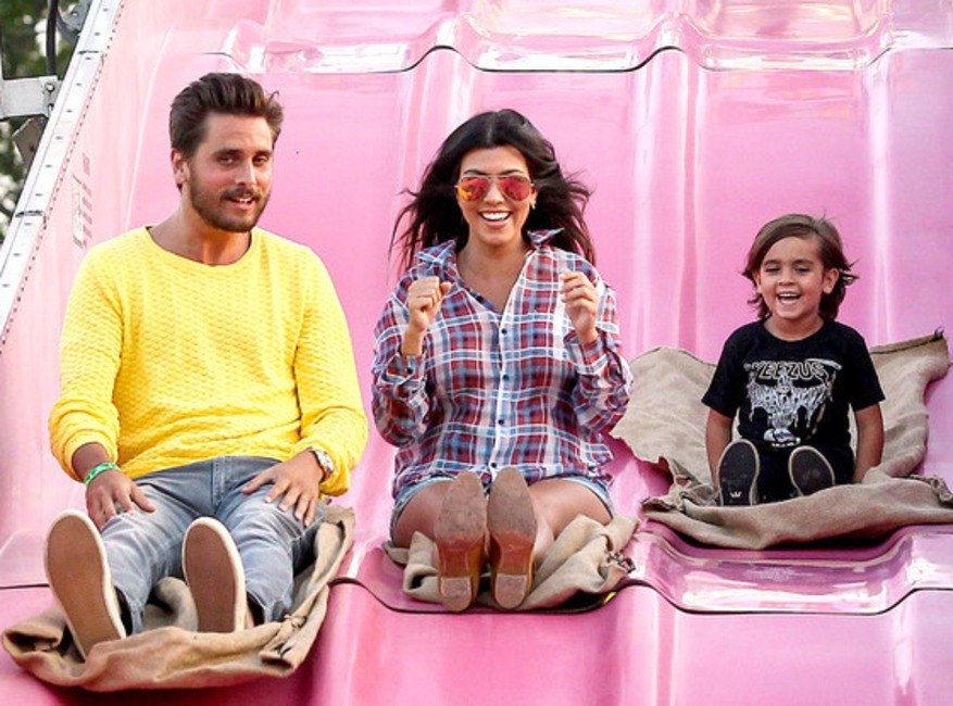 Kourtney Kardashian, Scott Disick, Family
